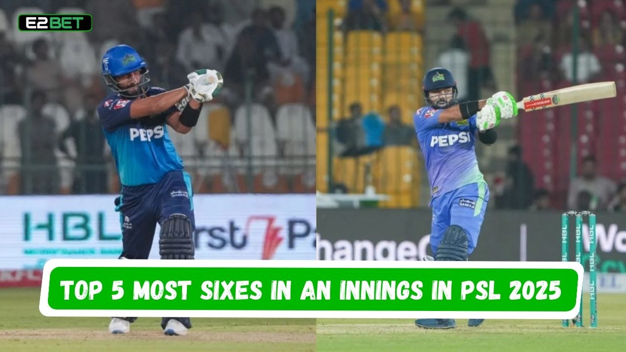 Most Sixes in an Innings in PSL 2025