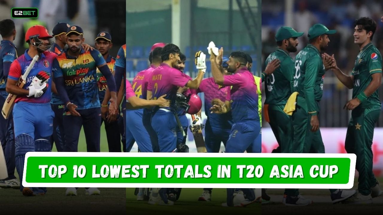 Lowest Totals in T20 Asia Cup