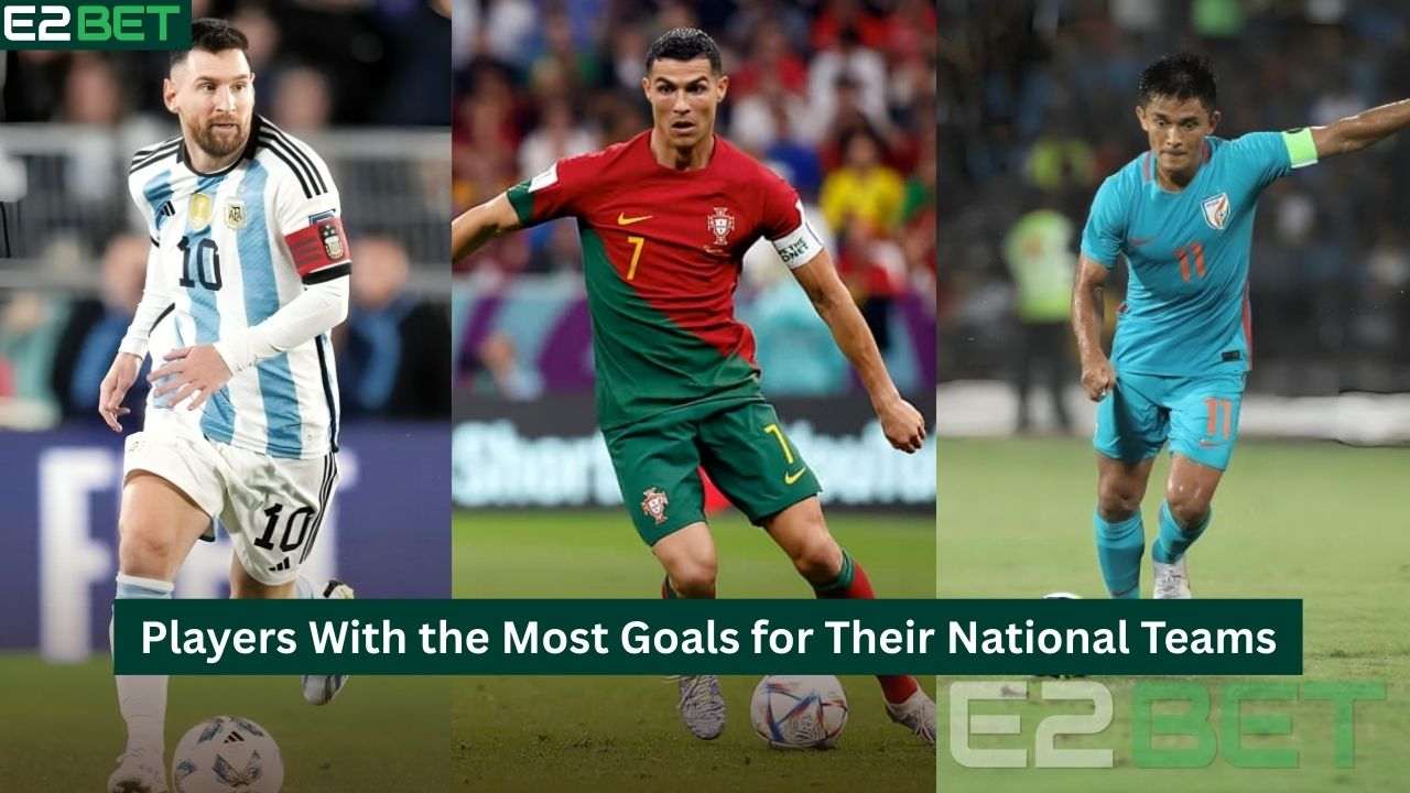 Players With the Most Goals for Their National Teams